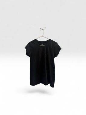 Beverly Hills Polo Club Black Rhinestone Logo Tee